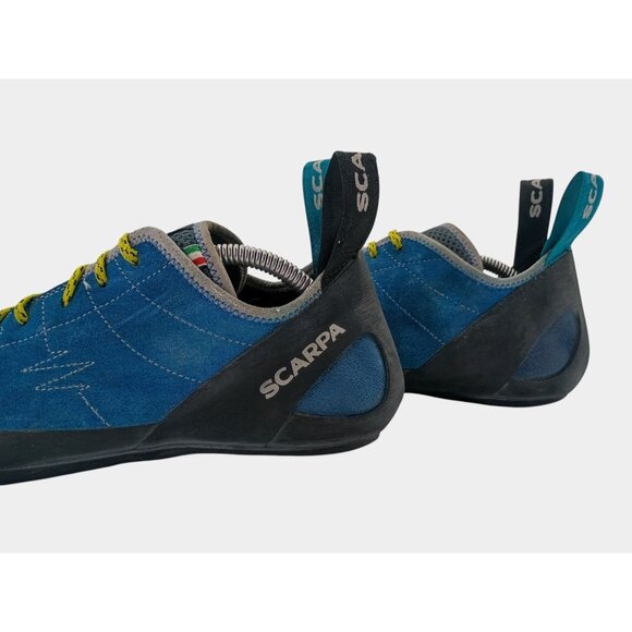 Scarpa Helix Shoes Mens Size 12.5 Suede Climbing Lace Up Comfort Made Italy 7000 - Picture 10 of 14